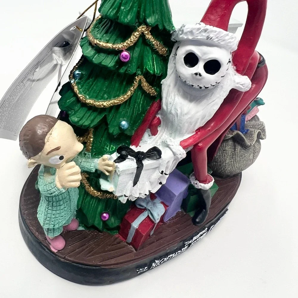 Disney Nightmare Before Christmas 30th Anniversary Santa Jack Light Up Scene NEW